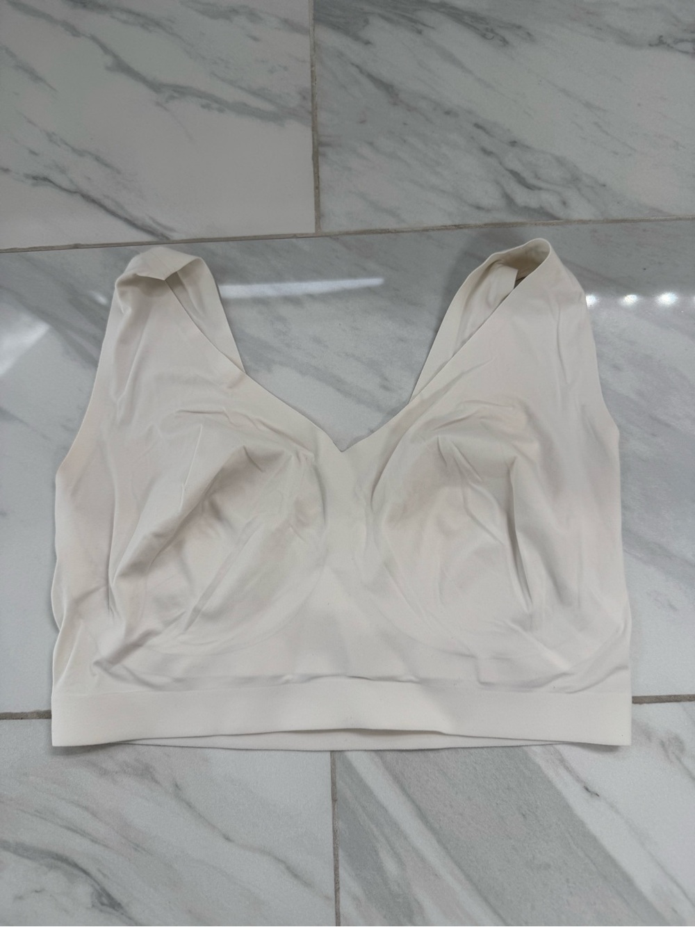Soma Enbliss Wireless Bralette XL - Ivory - New Without Tags No Pads